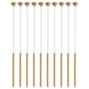 Modern golden tube led chandelier living room pendant light