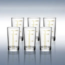 Modern graduated glass spirit set dining room brandy cups