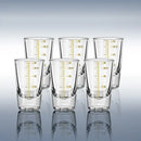 Modern graduated glass spirit set dining room brandy cups