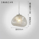 Modern gray cloud glass pendant lights living room fixture
