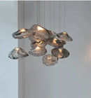 Modern gray cloud glass pendant lights living room fixture