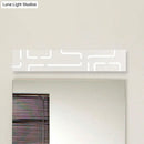DecorBites™ Contemporary LED Wall Sconce: 16"/20.5" Wide Acrylic Rectangle - Warm/White Light for Bedroom