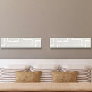 Gray Geometric LED Wall Sconce