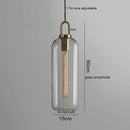 Modern gray glass ball led pendant light set – dining room