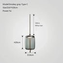 Modern gray glass knot pendant chandelier light for dining room