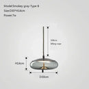 Modern gray glass knot pendant chandelier light for dining room