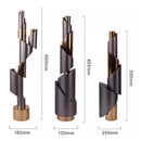 Modern gray & gold helical pipe candle holder dining room decor