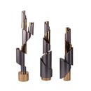 Modern gray & gold helical pipe candle holder dining room decor
