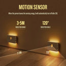Modern gray induction night light motion sensor bedroom wall lamp