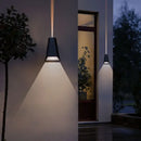 Modern gray led wall washer outdoor sconce for garden and villa