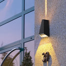 Modern gray led wall washer outdoor sconce for garden and villa