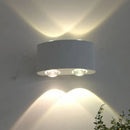 Modern gray metal piece cylindrical sconce lighting for living room