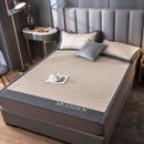 DecorBites™ Cooling Latex Bed Mat | Summer Cool Feel | Thicker & Foldable Queen Mat
