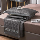 DecorBites™ Cooling Latex Bed Mat | Summer Cool Feel | Thicker & Foldable Queen Mat