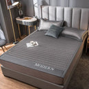 DecorBites™ Cooling Latex Bed Mat | Summer Cool Feel | Thicker & Foldable Queen Mat