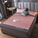 DecorBites™ Cooling Latex Bed Mat | Summer Cool Feel | Thicker & Foldable Queen Mat