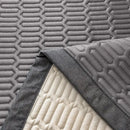 DecorBites™ Cooling Latex Bed Mat | Summer Cool Feel | Thicker & Foldable Queen Mat
