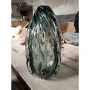 Modern gray swirl crystal table lamp bedroom night light