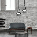 Modern gray & white decorbites glass chandelier living room light