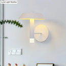 Modern gray & white wall sconce bedroom led light type