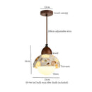 Modern green marble led pendant light – kitchen lighting fixture