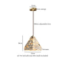Modern green marble led pendant light – kitchen lighting fixture