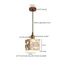 Modern green marble led pendant light – kitchen lighting fixture