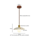 Modern green marble led pendant light – kitchen lighting fixture