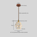 Modern green marble led pendant light – kitchen lighting fixture