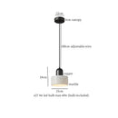 Modern green marble led pendant light – kitchen lighting fixture