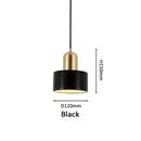 Modern green marble pendant light for dining room