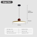 Modern green & red saucer pendant light dining room decorbites cream wind
