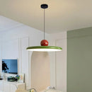 Modern green & red saucer pendant light dining room decorbites cream wind