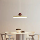 Modern green & red saucer pendant light dining room decorbites cream wind