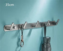 Modern grey bathroom accessories set stainless steel towel rack