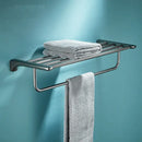 Modern grey bathroom accessories set stainless steel towel rack