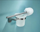 Modern grey bathroom accessories set stainless steel towel rack