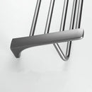 Modern grey bathroom accessories set stainless steel towel rack