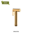 Modern grey brass bidet spray bathroom hot cold mixer valve