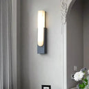 Modern grey marble led wall sconce bedroom bedside light