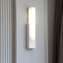 Modern grey marble led wall sconce bedroom bedside light
