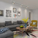 Modern gu10 7w led track light art display spotlight living room