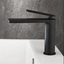Modern gun gray waterfall basin faucet bathroom sink tap