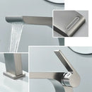 Modern gun grey basin faucet bathroom sink mixer tap