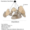 Modern hand made rattan pendant light for living room