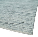 Modern Handloom Ivory, Charcoal, Silver 8x10 Contemporary Wool Area Rug