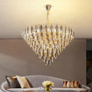 Modern heart shaped gold decorbites crystal chandelier living room