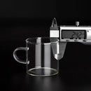 Modern heat resistant clear glass tea cup set dining room mugs
