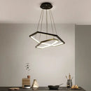 Modern hexagon aluminium led pendant light for living room dimmable