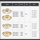 Modern hexagonal gold luxury led ceiling chandelier for living room